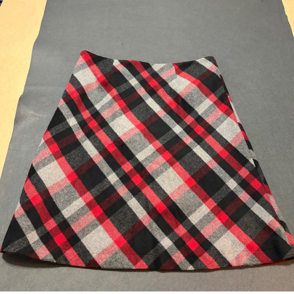 Chadwicks Wool Blend Red Plaid Tartan Fall Black Core Academic Holiday Preppy - Picture 9 of 9